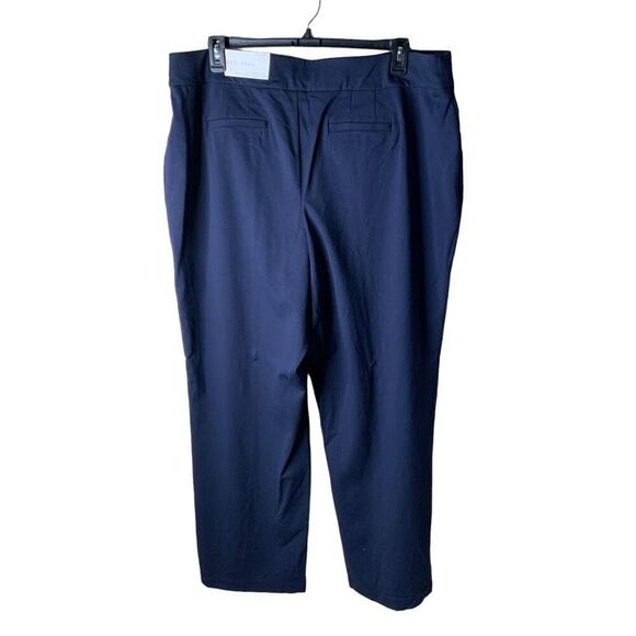 Est 1946 Classic Career Pants Women Size 22/24W Straight Leg Stretch Flat Front - Picture 2 of 10